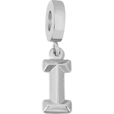 Linda's Jewelry Prívesok na náramok Písmeno I chirurgická oceľ IP069