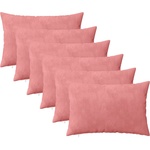 vidaXL Калъфка за възглавница 6 pcs HEERLEN Розово 50 x 80 cm Кадифе (911910)