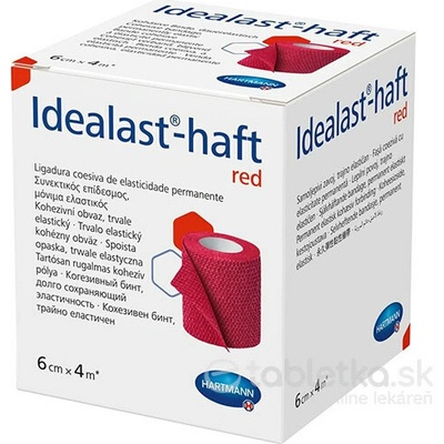 Idealast-haft color ovínadlo elastické červené 6cm x 4m
