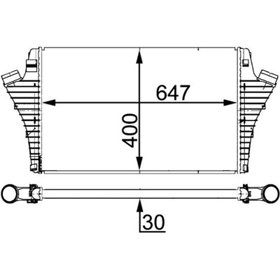 Chladič turba MAHLE CI 21 000S (CI21000S)