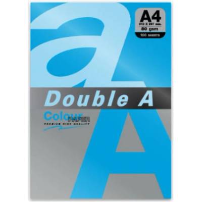 Цветна хартия Double A нас. Blue A4 50 л. 80g (A4 50)