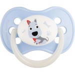 Canpol babies Каучукова залъгалка с форма на черешка Canpol - Animals, 6-18м, Синя (22/594_blu)