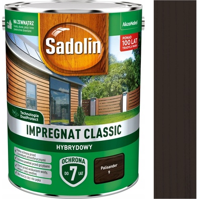 Impregnát na dřevo Sadolin Classic hybridní palisandr 4,5L