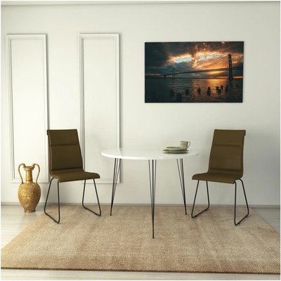 ASIR Jídelní stůl SANDALF bílá