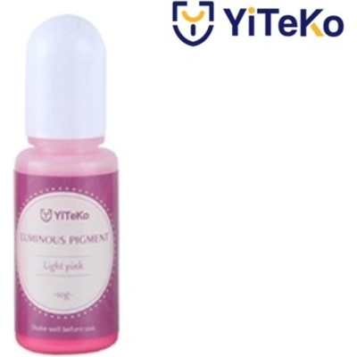 YiTeKo Svítící pigment do pryskyřice 20 světle růžová 10 ml – Hledejceny.cz