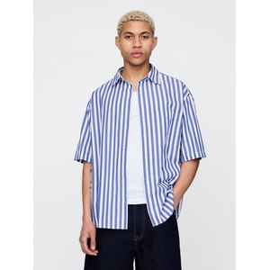 GAP Oversize поплинова риза GAP GAP | Sin | МЪЖЕ | L