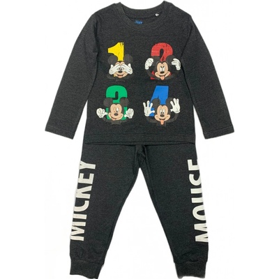 Eplus M chlapčenské pyžamo Mickey Mouse tm.sivá