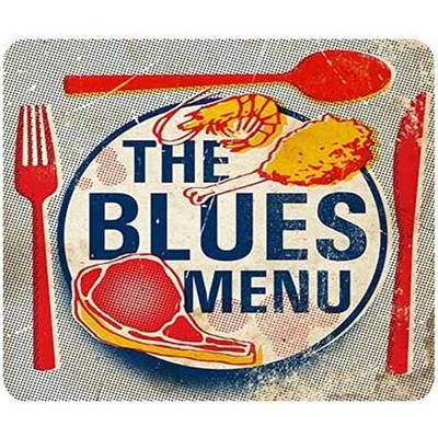 Ceduľa The Blues Menu
