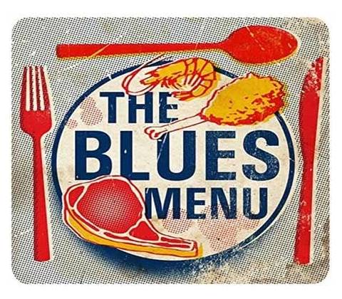 Ceduľa The Blues Menu
