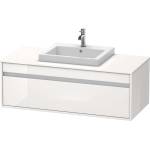 Duravit Ketho - Шкафче за умивалник 43x120x55 см, 1 чекмедже, лъскаво бяло KT679602222 (KT679602222)