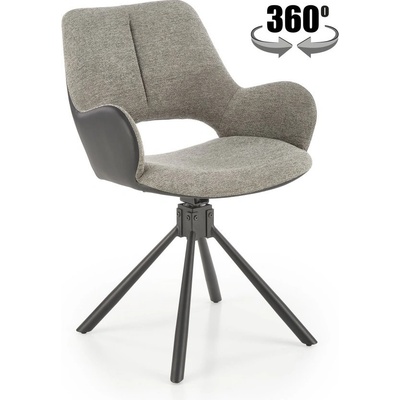 Halmar K494 šedá / černá