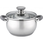 Voltz Тенджера Oliver Voltz OV51210N28, 28см, 10.45 л, Индукция, Силиконови дръжки, Инокс/Сив