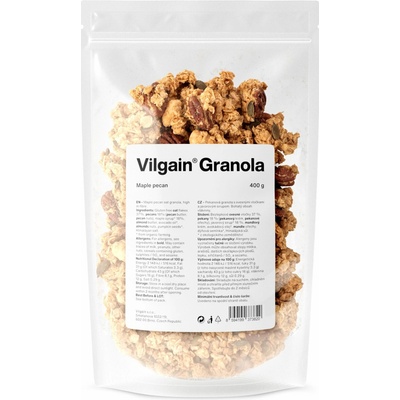 Vilgain Granola javorový sirup a pekány 400g