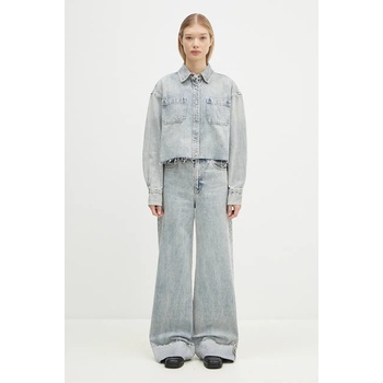 KSUBI Дънки KSUBI Strider Worn Cuffed с висока талия WPF24DJ023 (WPF24DJ023)