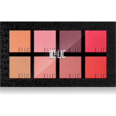 Mulac Cosmetics Moody Blushes палитра с ружове 8x6 гр