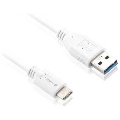 Kabel GoGEN USB/USB-C, 1m - bílý