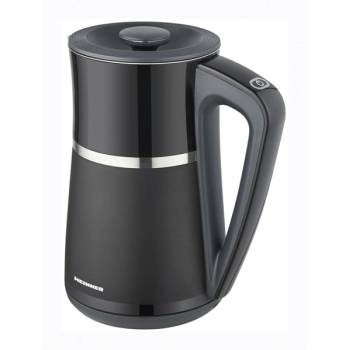 Heinner Чайник heinner hek-d22002wbk, lcd дисплей, 1.7l, 2200w, черен (hek-d22002wbk)