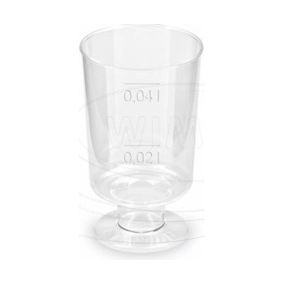 Wimex Pohárik kryštál PS na stopke O38mm 2cl 4cl