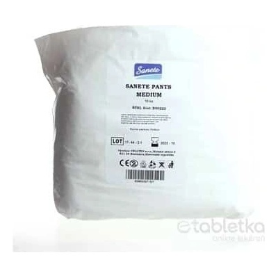 Sanete Pants Medium plienkové nohavičky 10 ks