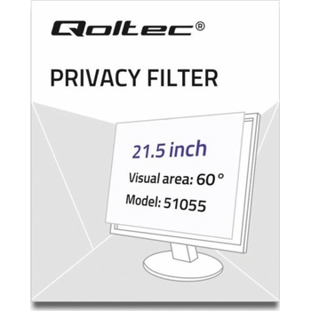 Qoltec 51055 Privatizing filter RODO 21.5 16:9