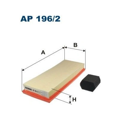 FILTRON Vzduchový filter AP 196/2
