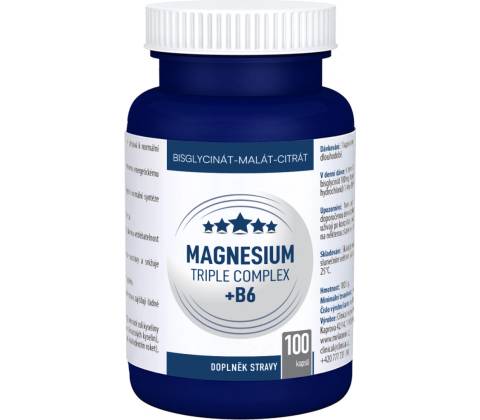 Magnesium Triple Complex + B6 100 kapsúl
