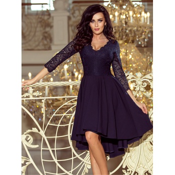 Numoco Ексклузивна рокля с дантела - тъмно синя Numoco NICOLLE numoco | Sin | ЖЕНИ | XL