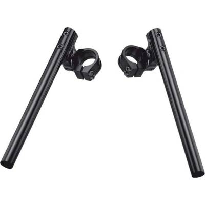 ACCEL řidítka dvoudílná nastavitelná STREET CLIP-ON úchyt 50mm barva černá