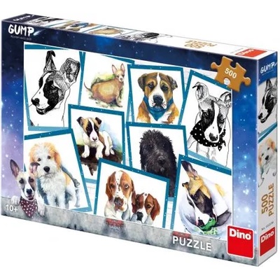 Dino - Puzzle Dog Gump - 500 piese