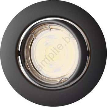 Philips - Вградено осветително тяло PERIDOT 1xGU10/7W/230V черно (P7270)