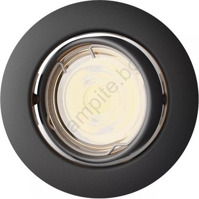 Philips - Вградено осветително тяло PERIDOT 1xGU10/7W/230V черно (P7270)