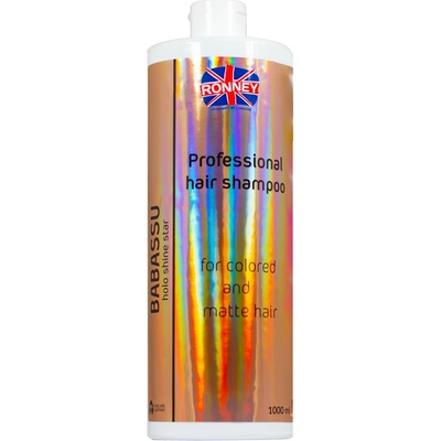 Ronney Babassu Holo Shine Star Professional šampón na vlasy energizujúci šampón na farbené a matné vlasy 1000 ml