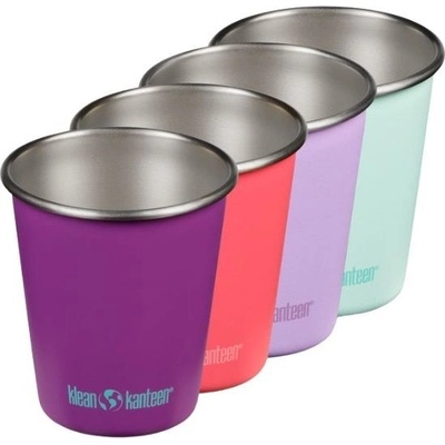 Klean Kanteen dětských nerezových pohárků 4 x Butterflies 296 ml