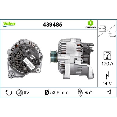 Alternátor VALEO 439485