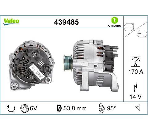 Alternátor VALEO 439485
