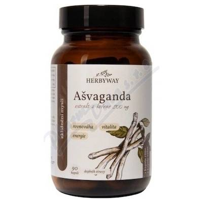 Herbyway Ašvaganda extrakt z kořene 800 mg 90 kapsúl