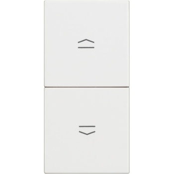 BTicino RW4027 Ключ за управление на щори 1P 10A, 250V, превкл. контакт, 1M, Бял, Bticino Classia (RW4027)