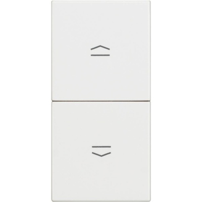 BTicino RW4027 Ключ за управление на щори 1P 10A, 250V, превкл. контакт, 1M, Бял, Bticino Classia (RW4027)