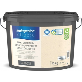 Swingcolor Barva s efektem struktury, apricot, 16 kg 6280 T0016 2537