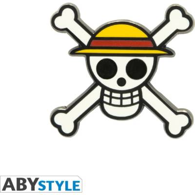 Placka One Piece - Skull, 3 x 3,2 cm
