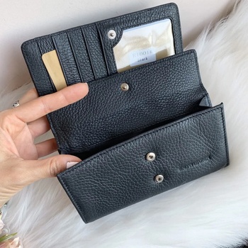 Image 1 of Портмоне Естествена Кожа Черно - Модел 1001