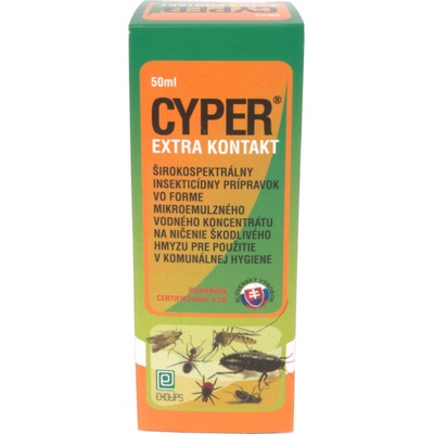 Cyper Extra kontrakt na komáre rôzne veľkosti 50ml