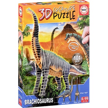 Educa Детски 3D пъзел Educa от 101 части - Брахиозаври (EDU19383)