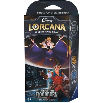 Ravensburger Disney Lorcana TCG: Rise of the Floodborn Starter Deck - The Evil Queen and Gaston (BGBG0005079N)