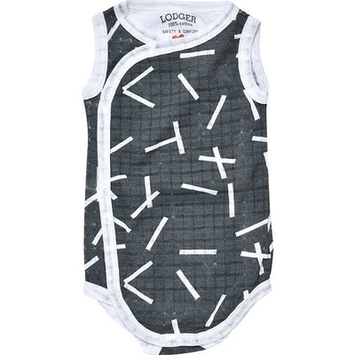 Lodger LODGER Romper Fold Over Scandinavian LODGER Romper Fold Over Sprinkle Print Carbon