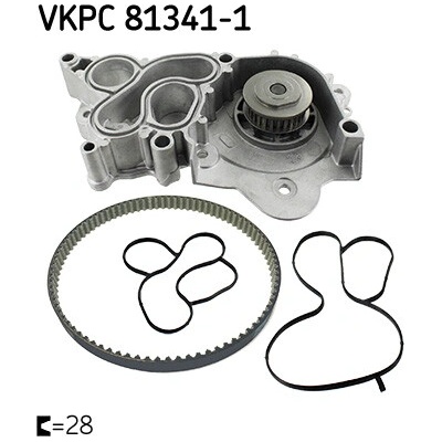 Vodní čerpadlo, chlazení motoru SKF VKPC 81341-1 (VKPC813411)