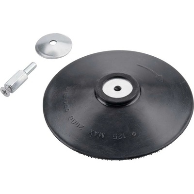 EXTOL Nosič brusných výseků, do vrtačky - suchý zip, průměr 125 mm 108400