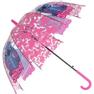 Deštník Lilo a Stitch růžový