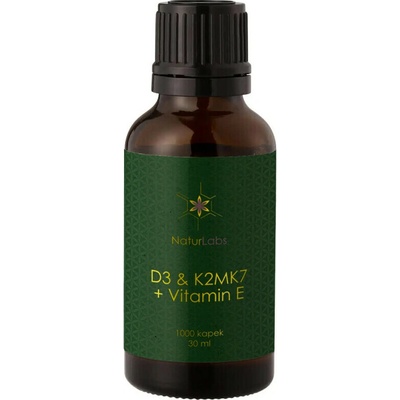 NaturLabs Vitamin D3 + K2 + E extra silný 1000 IU 30 ml