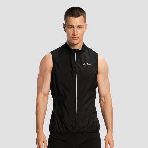 GymBeam Мъжки спортен елек за бягане Pulse X Black XXL